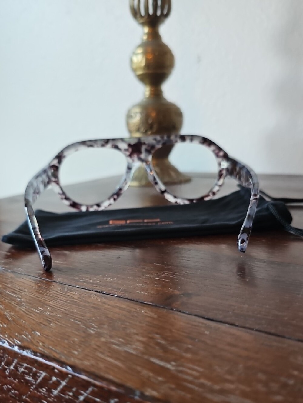 ●●EFE EYEWEAR PURPLE TORRISE OVERSIZED AVIATOR EYE FRAMES NIB●● - Picture 3 of 5
